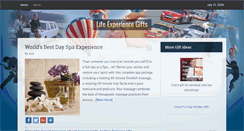 Desktop Screenshot of lifeexperiencegifts.com